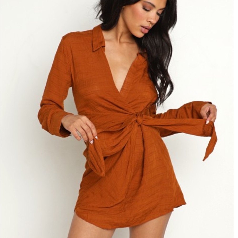 LSpace day tunic wrap - copper